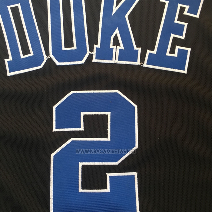 Camiseta NCAA Duke Blue Devils Cam Reddish Negro